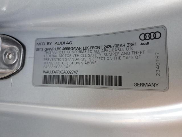 Photo 11 VIN: WAULFAFRXEA002747 - AUDI A5 