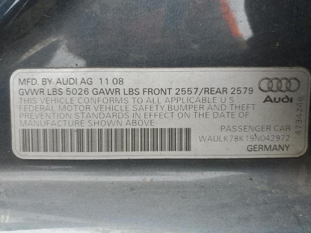 Photo 11 VIN: WAULK78K19N042972 - AUDI A4 