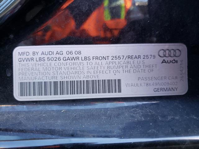 Photo 9 VIN: WAULK78K49N009402 - AUDI A4 3.2 QUA 