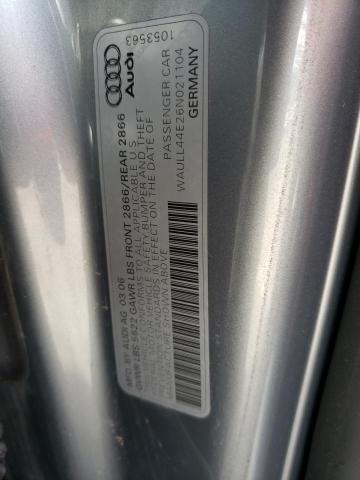 Photo 11 VIN: WAULL44E26N021104 - AUDI A8 4.2 QUA 