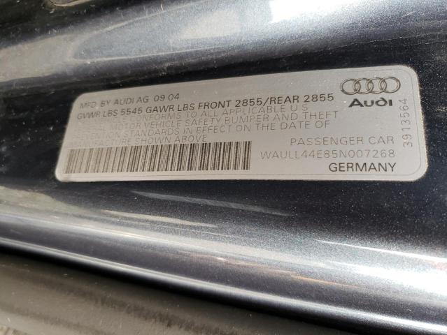 Photo 11 VIN: WAULL44E85N007268 - AUDI A8 