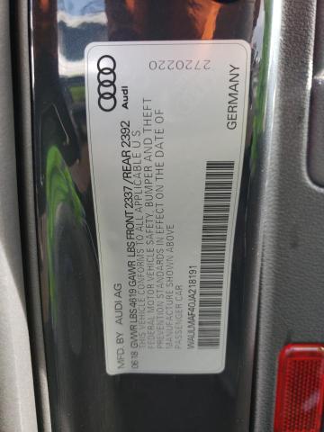 Photo 11 VIN: WAULMAF40JA218191 - AUDI A4 PREMIUM 