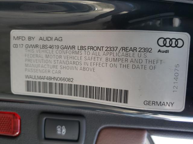 Photo 9 VIN: WAULMAF48HN066082 - AUDI A4 