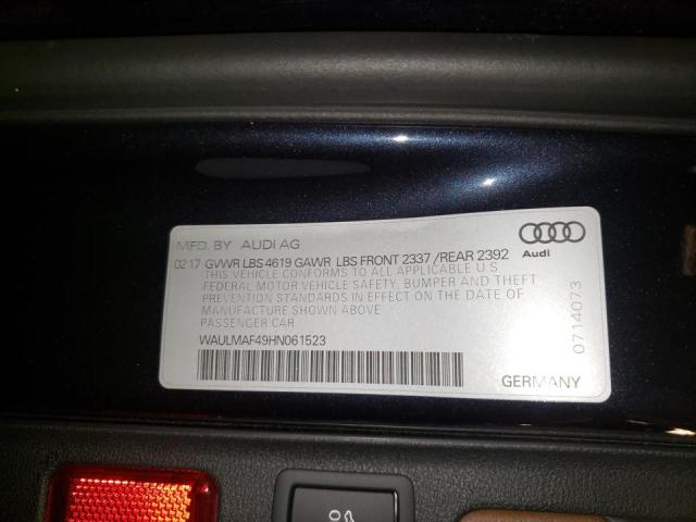 Photo 9 VIN: WAULMAF49HN061523 - AUDI A4 ULTRA P 