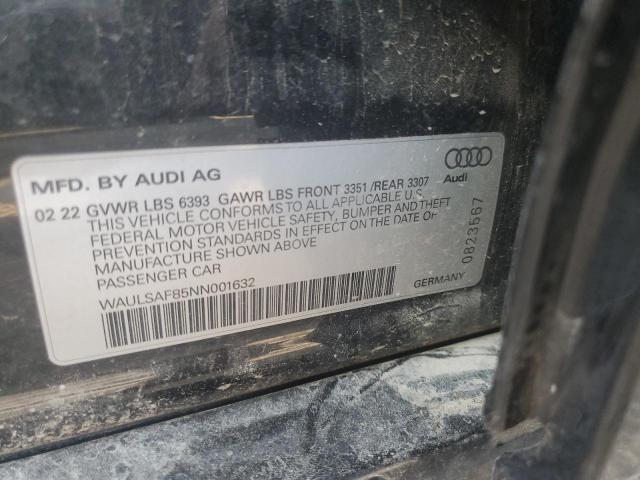 Photo 11 VIN: WAULSAF85NN001632 - AUDI S8 