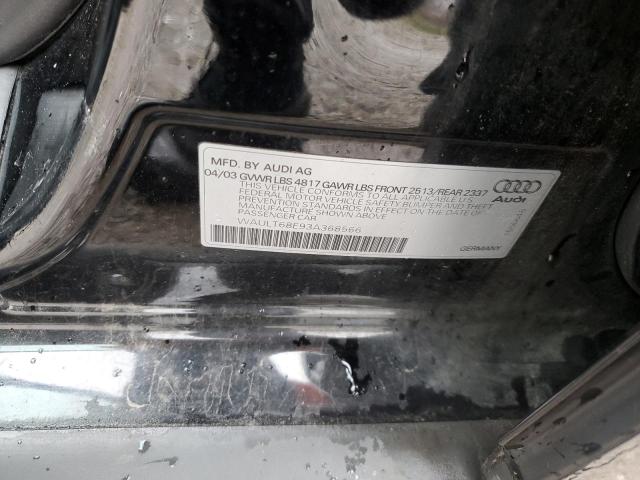 Photo 11 VIN: WAULT68E93A368566 - AUDI A4 