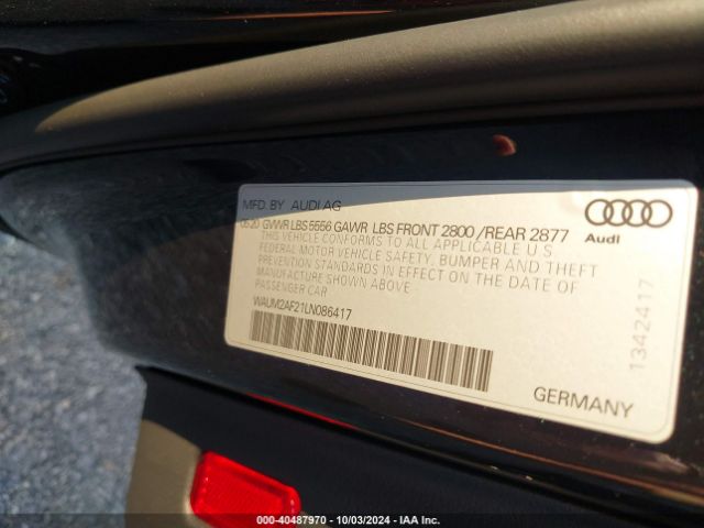 Photo 8 VIN: WAUM2AF21LN086417 - AUDI A6 