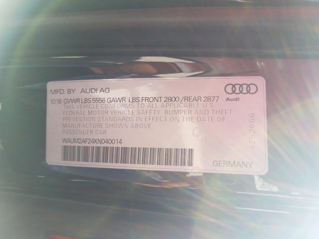 Photo 9 VIN: WAUM2AF24KN040014 - AUDI A6 PRESTIG 