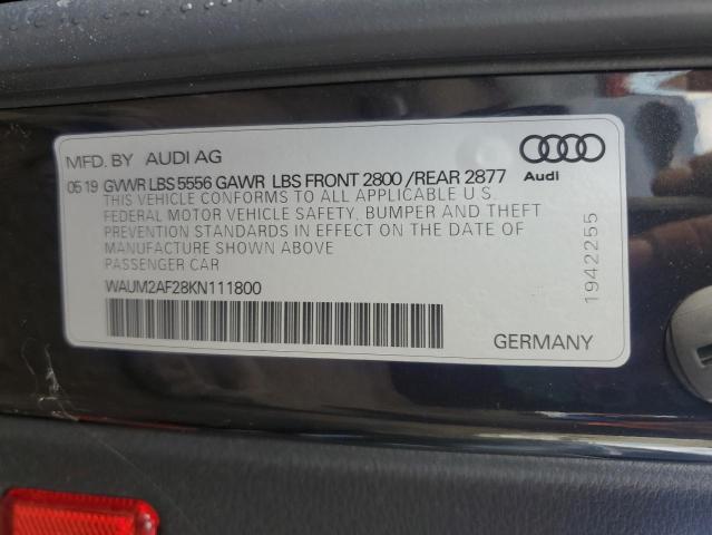 Photo 11 VIN: WAUM2AF28KN111800 - AUDI A6 PRESTIG 