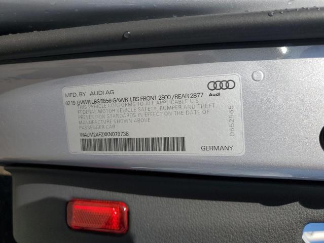 Photo 12 VIN: WAUM2AF2XKN079738 - AUDI A6 PRESTIG 