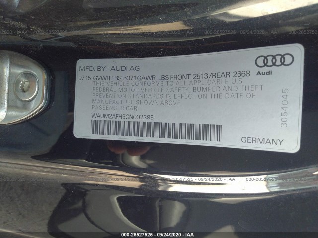 Photo 8 VIN: WAUM2AFH9GN002385 - AUDI A5 