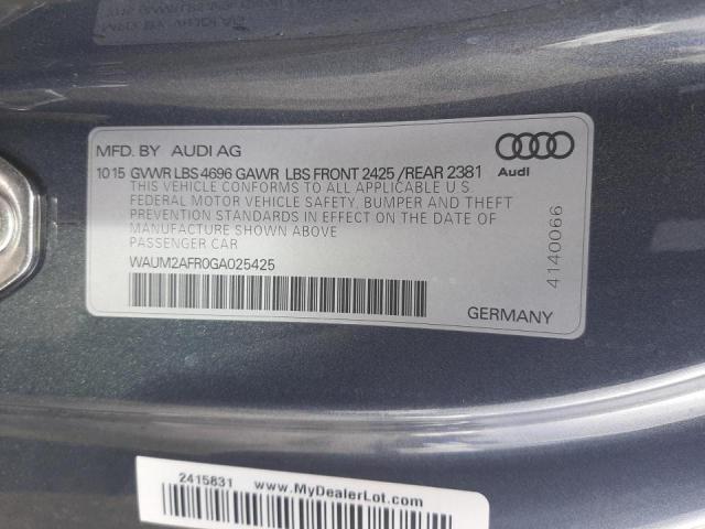 Photo 9 VIN: WAUM2AFR0GA025425 - AUDI A5 PREMIUM 