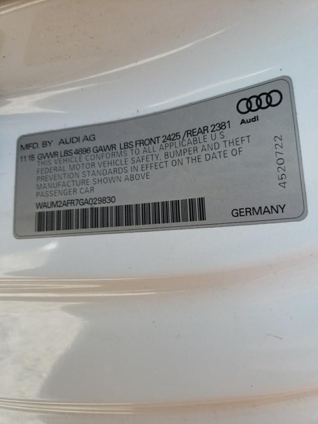 Photo 9 VIN: WAUM2AFR7GA029830 - AUDI A5 PREMIUM 