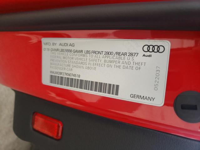 Photo 11 VIN: WAUM2BF27KN074518 - AUDI A6 PRESTIG 