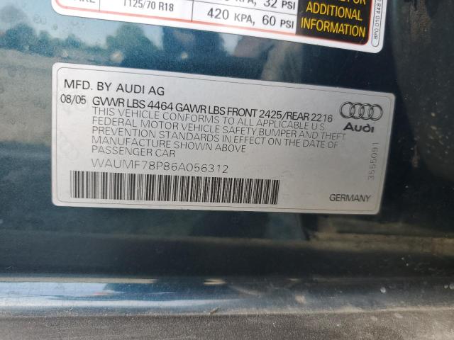 Photo 11 VIN: WAUMF78P86A056312 - AUDI A3 