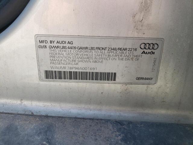 Photo 11 VIN: WAUMF78P96A001691 - AUDI A3 