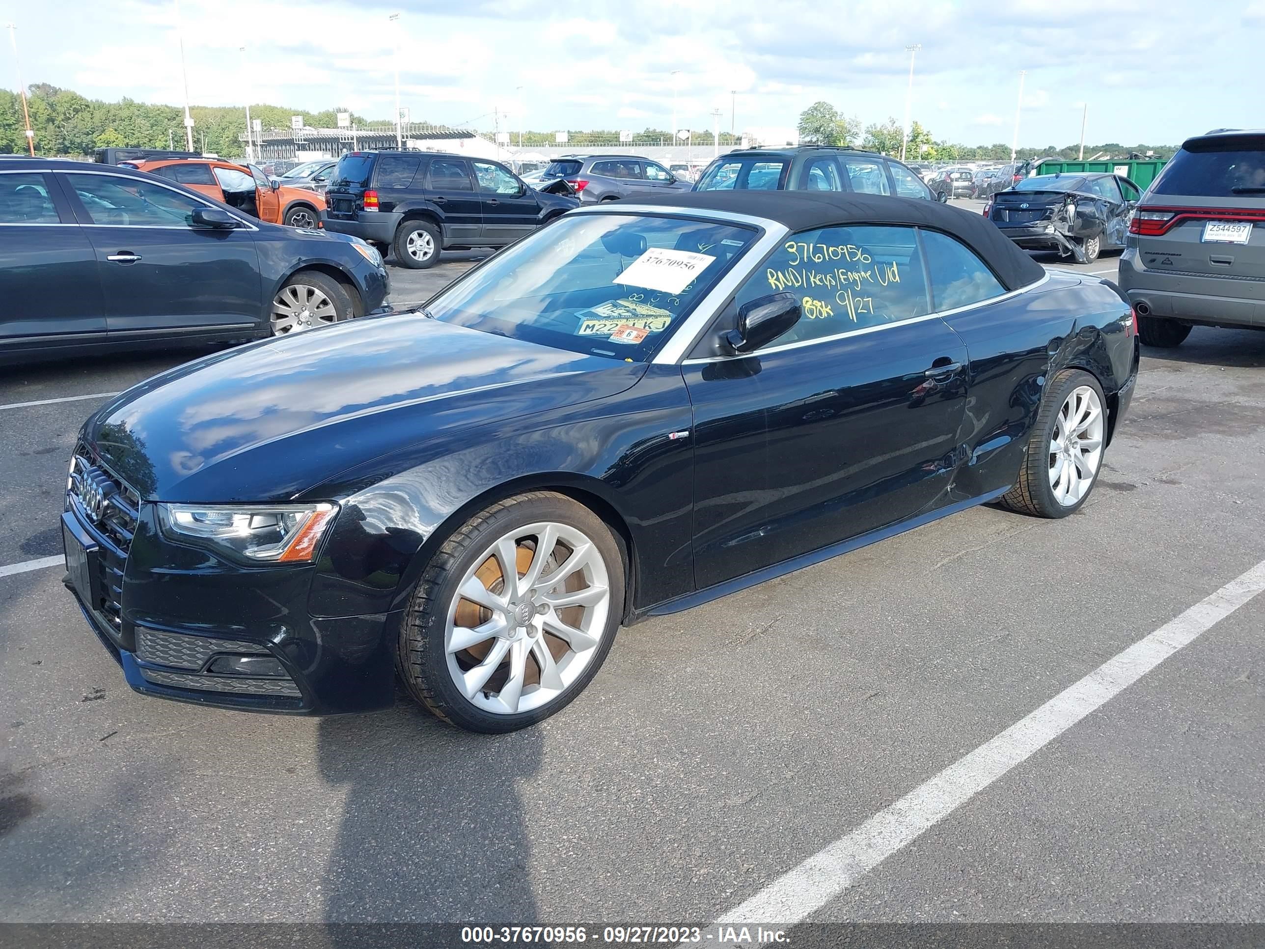 Photo 1 VIN: WAUMFAFH7FN011766 - AUDI A5 