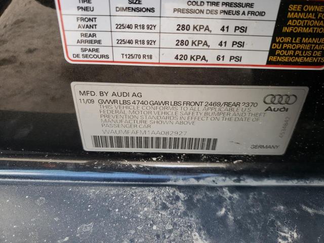 Photo 9 VIN: WAUMFAFM1AA082927 - AUDI A3 PREMIUM 