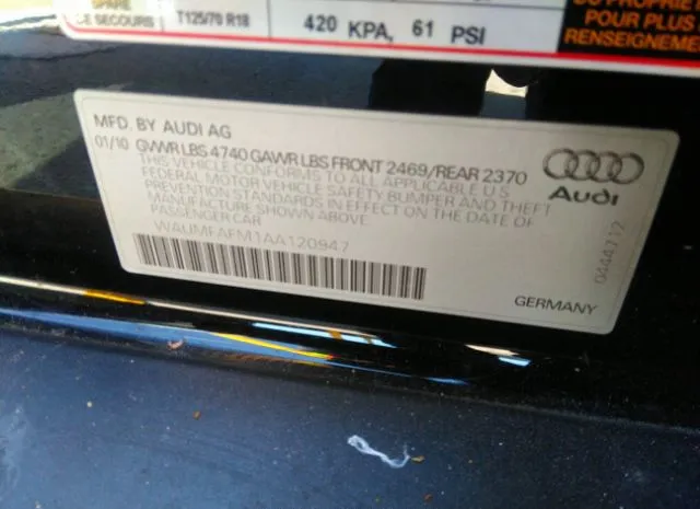 Photo 8 VIN: WAUMFAFM1AA120947 - AUDI A3 