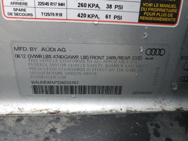 Photo 11 VIN: WAUMFAFM1DA032467 - AUDI A3 