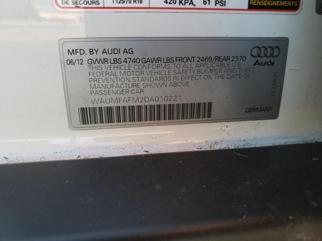 Photo 9 VIN: WAUMFAFM2DA010221 - AUDI A3 PREMIUM 