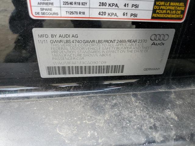 Photo 11 VIN: WAUMFAFM3CA090109 - AUDI A3 PREMIUM 