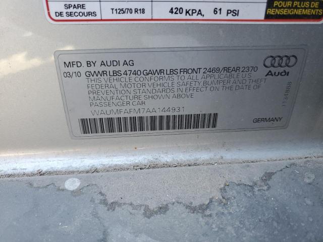 Photo 12 VIN: WAUMFAFM7AA144931 - AUDI A3 PREMIUM 