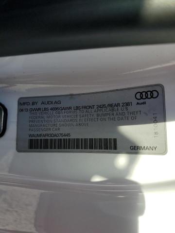 Photo 12 VIN: WAUMFAFR3DA075445 - AUDI A5 