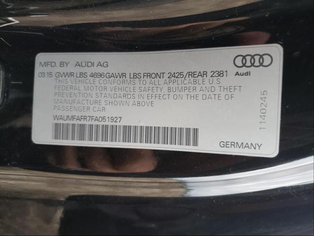 Photo 9 VIN: WAUMFAFR7FA051927 - AUDI A5 PREMIUM 