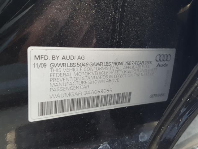 Photo 9 VIN: WAUMGAFL3AA088085 - AUDI S4 PRESTIG 