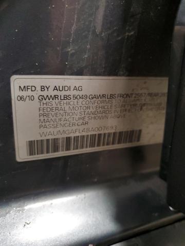 Photo 11 VIN: WAUMGAFL4BA007693 - AUDI S4 PRESTIG 