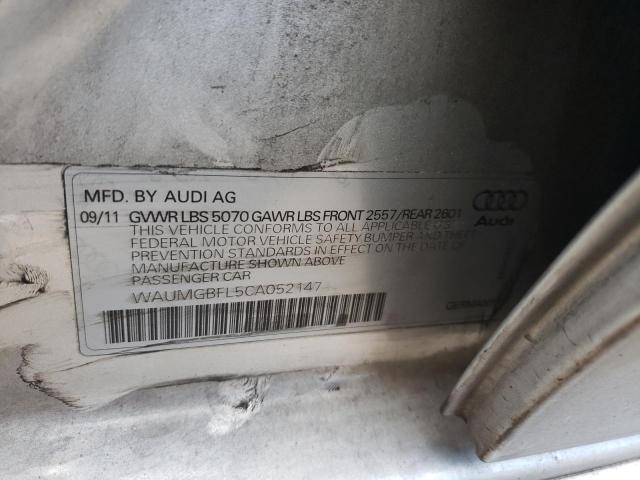 Photo 12 VIN: WAUMGBFL5CA052147 - AUDI S4 PRESTIG 