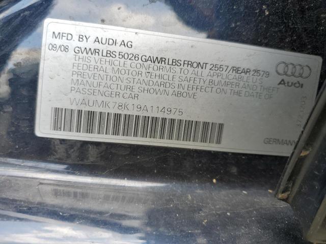 Photo 11 VIN: WAUMK78K19A114975 - AUDI A4 