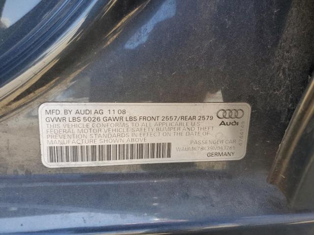 Photo 11 VIN: WAUMK78K39N043285 - AUDI A4 PRESTIG 