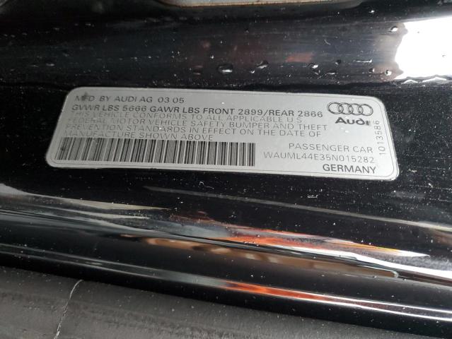 Photo 11 VIN: WAUML44E35N015282 - AUDI A8 