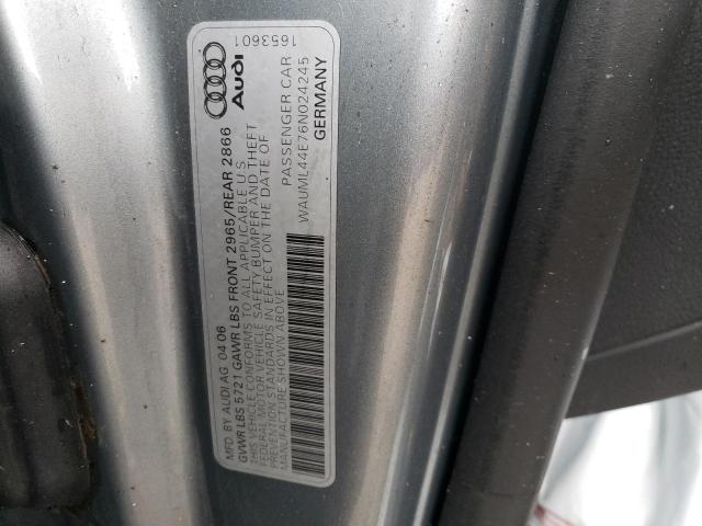 Photo 11 VIN: WAUML44E76N024245 - AUDI A8 