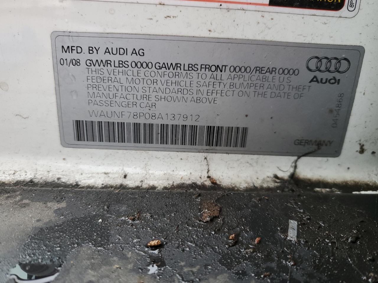 Photo 11 VIN: WAUNF78P08A137912 - AUDI A3 