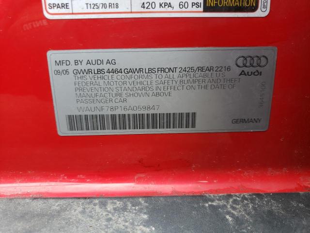 Photo 13 VIN: WAUNF78P16A059847 - AUDI A3 2.0 PRE 