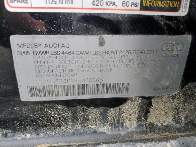 Photo 11 VIN: WAUNF78P16A070265 - AUDI A3 