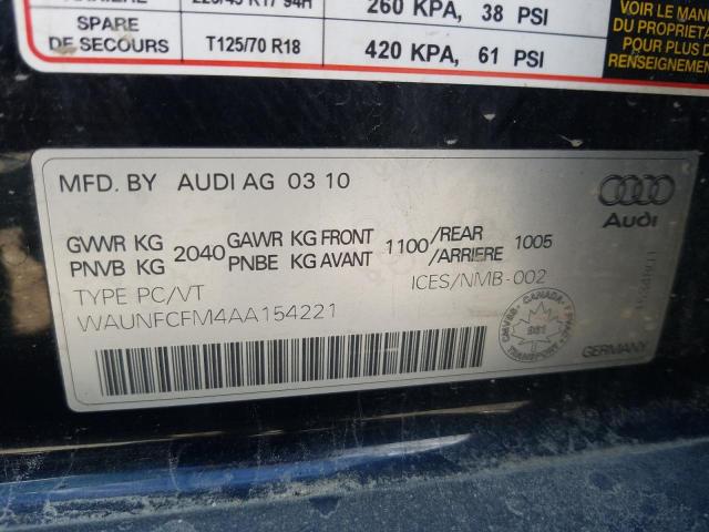 Photo 11 VIN: WAUNFCFM4AA154221 - AUDI A3 