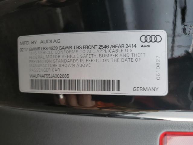 Photo 9 VIN: WAUP4AF55JA002685 - AUDI S5 PREMIUM 