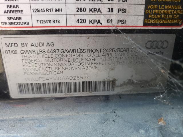 Photo 9 VIN: WAUPEAFM0AA026574 - AUDI A3 PREMIUM 