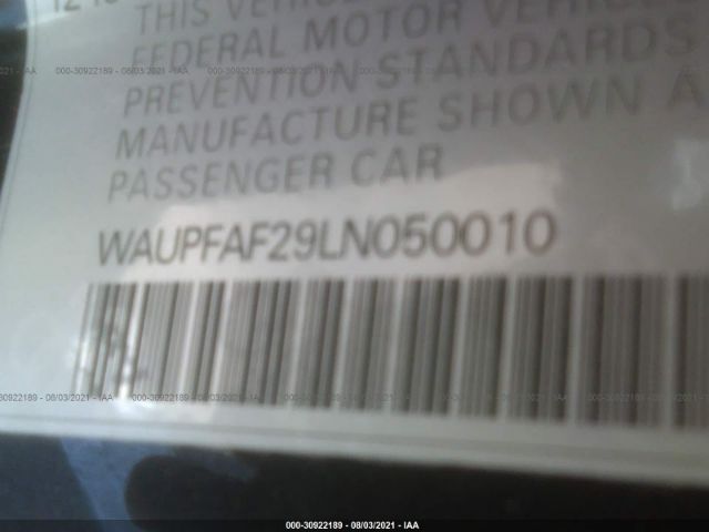 Photo 8 VIN: WAUPFAF29LN050010 - AUDI S7 