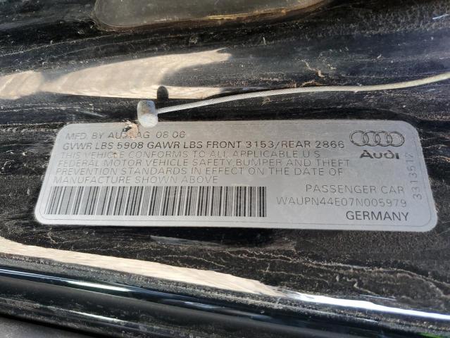 Photo 11 VIN: WAUPN44E07N005979 - AUDI S8 QUATTRO 