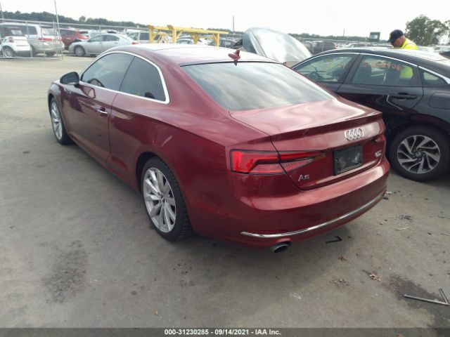 Photo 2 VIN: WAUPNAF53JA000950 - AUDI A5 COUPE 