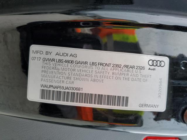 Photo 11 VIN: WAUPNAF59JA030681 - AUDI A5 PREMIUM 