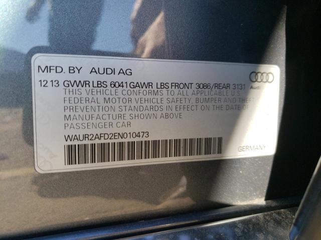 Photo 9 VIN: WAUR2AFD2EN010473 - AUDI A8 L QUATT 