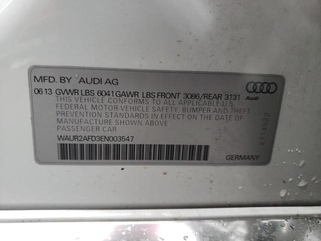 Photo 12 VIN: WAUR2AFD3EN003547 - AUDI A8 L QUATT 