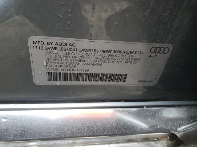 Photo 11 VIN: WAUR2AFD4DN017696 - AUDI A8 