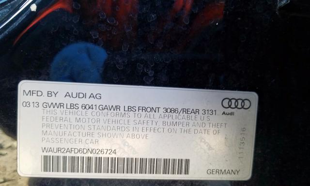 Photo 9 VIN: WAUR2AFD6DN026724 - AUDI A8 